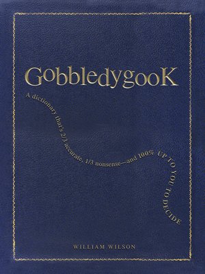 cover image of Gobbledygook